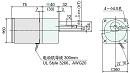 2GN90K 減速機(jī) 2IK6GN-C 減速電機(jī)組合的外形圖